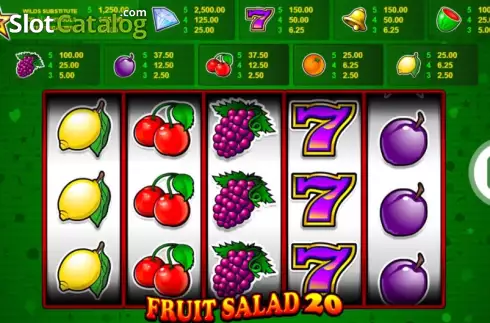 Captura de tela2. Fruit Salad 20 slot