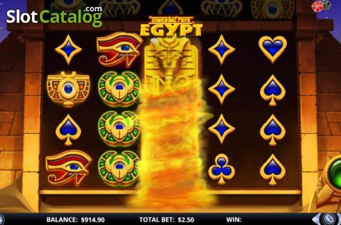 Feature Screen 1. Towering Pays Egypt slot