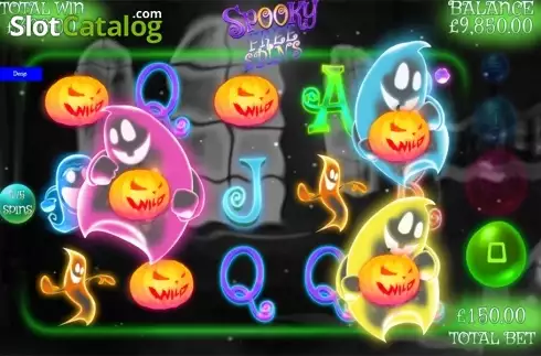 Spooky free spins screen. Bounty Haunters slot