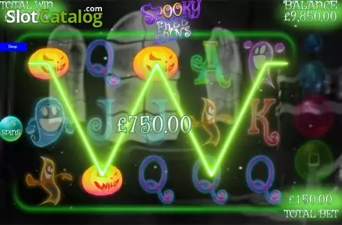 Spooky free spins screen 2. Bounty Haunters slot