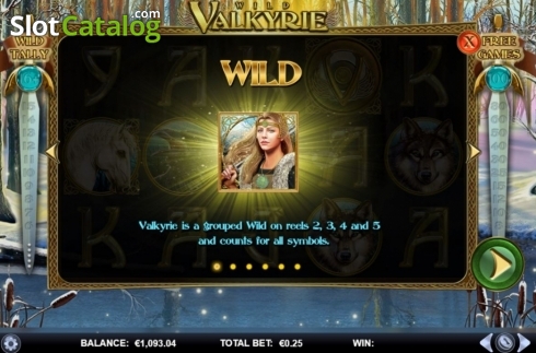 Bildschirm7. Wild Valkyrie slot