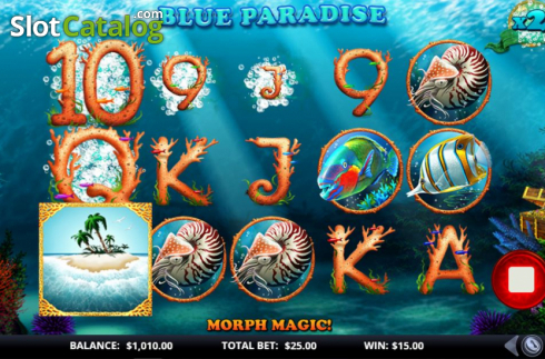 Skärmdump6. Blue Paradise slot