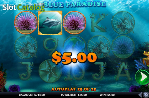 Bildschirm7. Blue Paradise slot