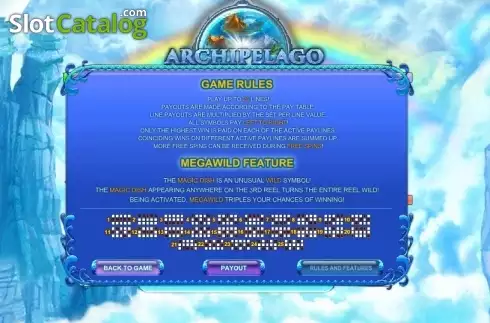 Bildschirm6. Archipelago slot