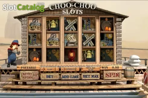 Game Workflow screen. Choo-Choo Slots slot