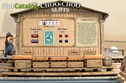 Paytable 4. Choo-Choo Slots slot