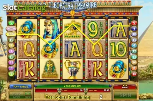 Bildschirm5. Cleopatra Treasure slot