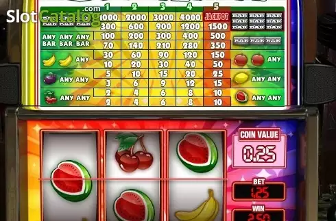 Win Screen . Fruit Salad Jackpot slot
