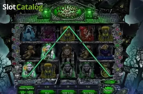 Win Screen . House of Scare slot