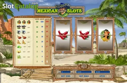 画面3. Mexican Slots カジノスロット