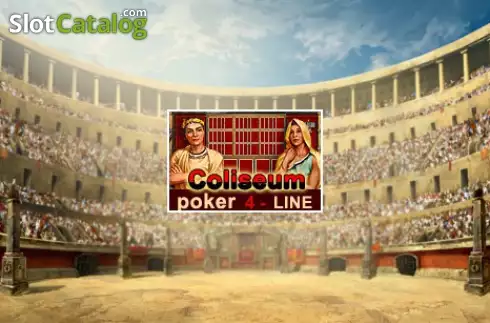 4-Line Coliseum Poker Λογότυπο