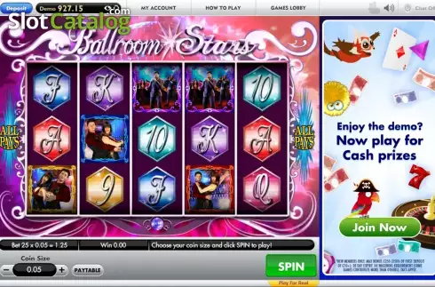 Bildschirm5. Ballroom Stars slot