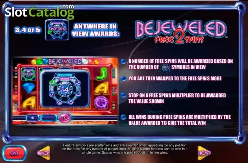 画面5. Bejeweled 2 カジノスロット