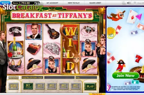 Bildschirm7. Breakfast at Tiffany's slot