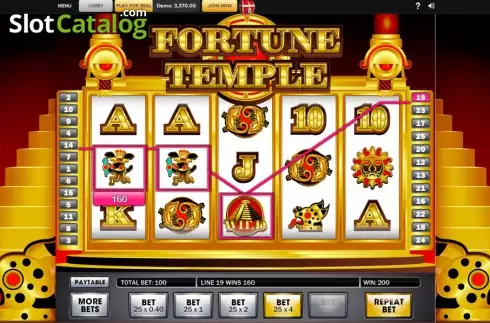 Bildschirm4. Fortune Temple slot