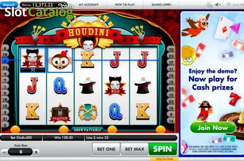 Win Screen 2. Houdini (Roxor Gaming) slot