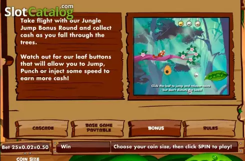 Bildschirm8. Jungle Jump slot