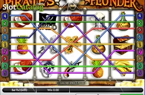 画面6. Pirate's Plunder (Gamesys) カジノスロット