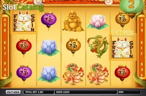 Bildschirm6. Spinning Dragons slot