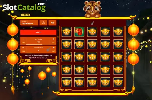Game screen. Lucky Yuanbao slot