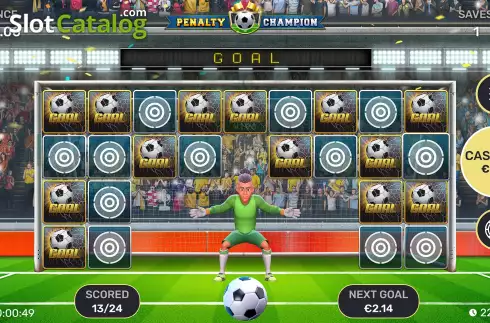 Gameplay Screen 2. Penalty Champion slot