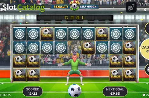 Gameplay Screen 5. Penalty Champion slot