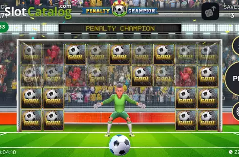 Gameplay Screen 4. Penalty Champion slot