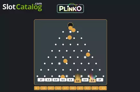 画面5. Plinko (Gaming Corps) カジノスロット