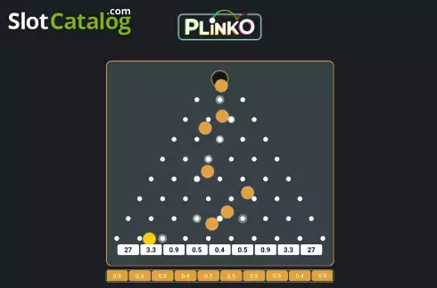 画面6. Plinko (Gaming Corps) カジノスロット