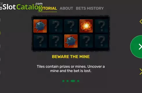 Bildschirm7. Play Fortuna Mines slot