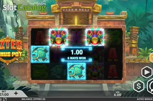 Win Screen 2. Aztec Bonus Pot slot