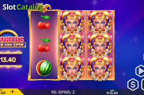 Win Screen 5. 9 Jokers Stick and Spin slot