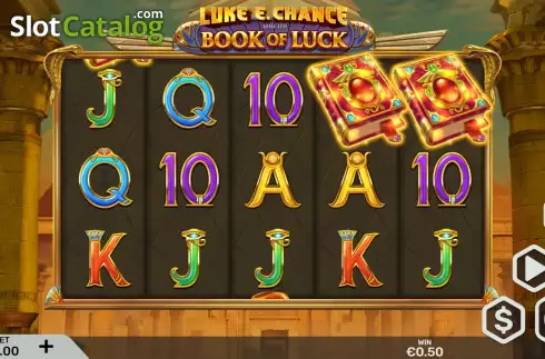 Feature Respin Win Screen 3. Luke E. Chance and the Book of Luck slot