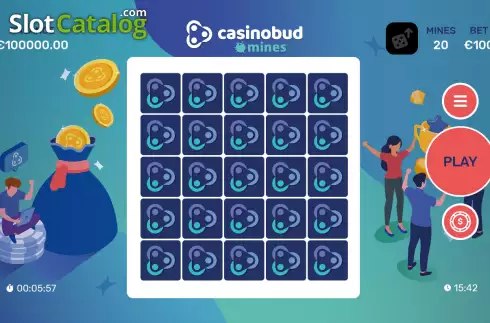 Bildschirm2. Casinobud Mines slot