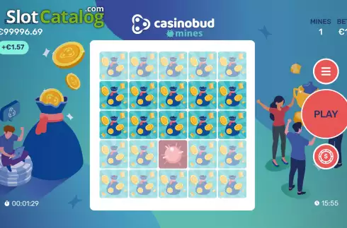 Bildschirm4. Casinobud Mines slot