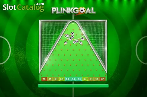 Game screen 2. Plinkgoal slot