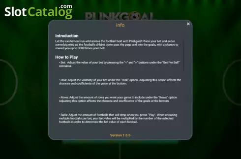 画面7. Plinkgoal カジノスロット