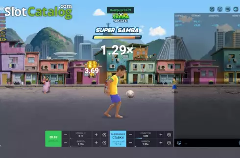 Skärmdump3. Samba Soccer slot