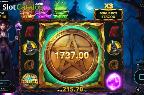 Skärmdump3. 3 Pots of Potions Bonus Pot slot