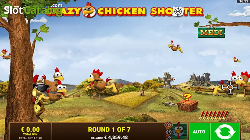 Duck Shooter Crazy Chicken Shooter Bonus Gameplay Screen
