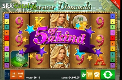 Win Screen 2. Forever Diamonds slot