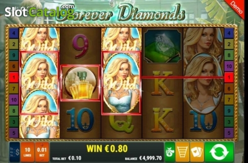 Wild Screen 3. Forever Diamonds slot