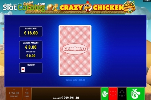 Gamble. Golden Egg of Crazy Chicken CCS slot