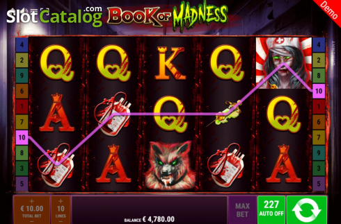 Win Screen 3. Book of Madness slot