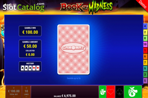 Gamble. Book Of Madness Roar slot