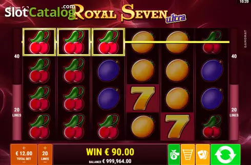 Schermo3. Royal Seven Ultra slot