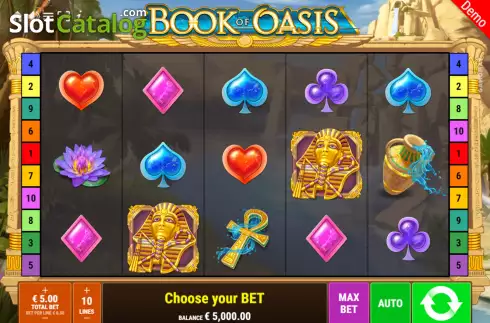 Bildschirm3. Book of Oasis slot