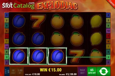 Win Screen 4. Explodiac slot