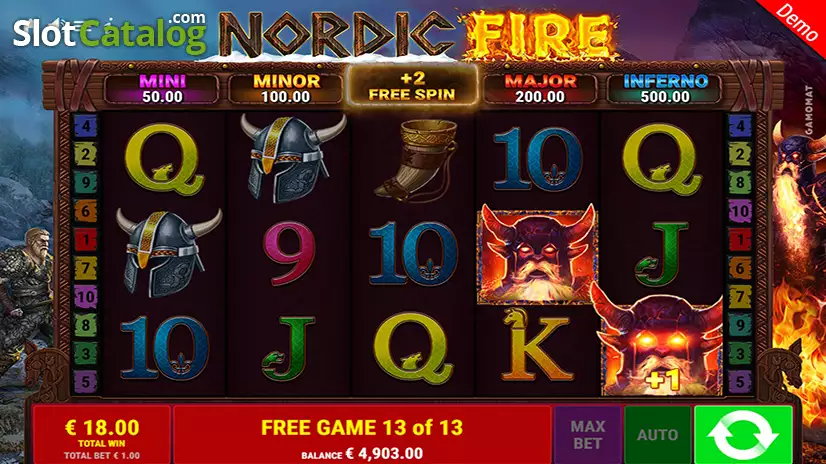 Nordic Fire Free Spins