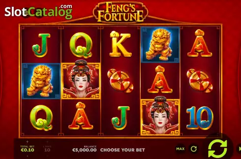 Schermo3. Feng's Fortune slot